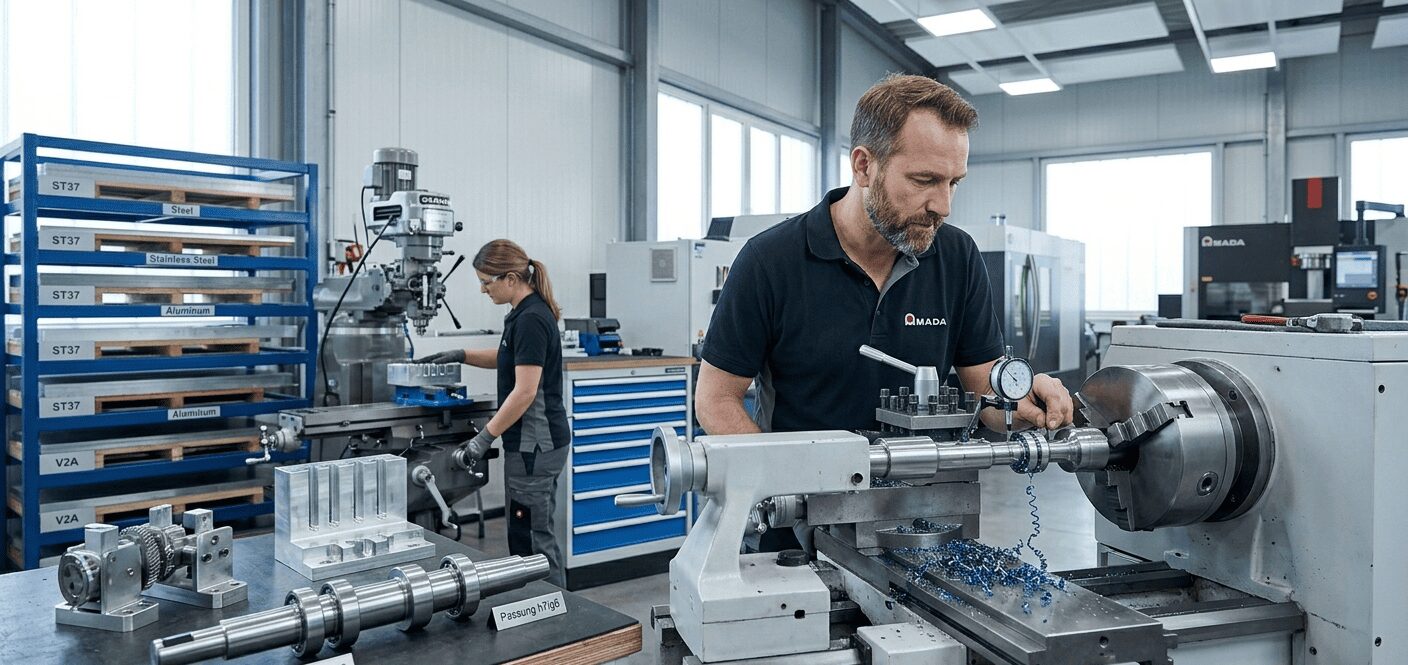 Mechanische Bearbeitung - Calim Metallbau