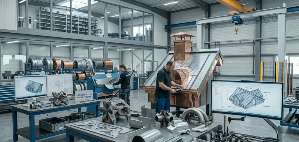 Sprenglerarbeiten bei Calim Metallbau